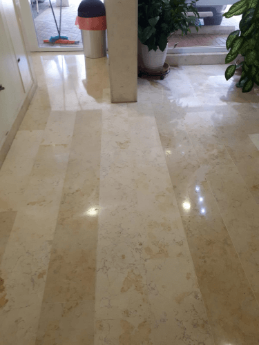 דוגמא לפוליש רצפה